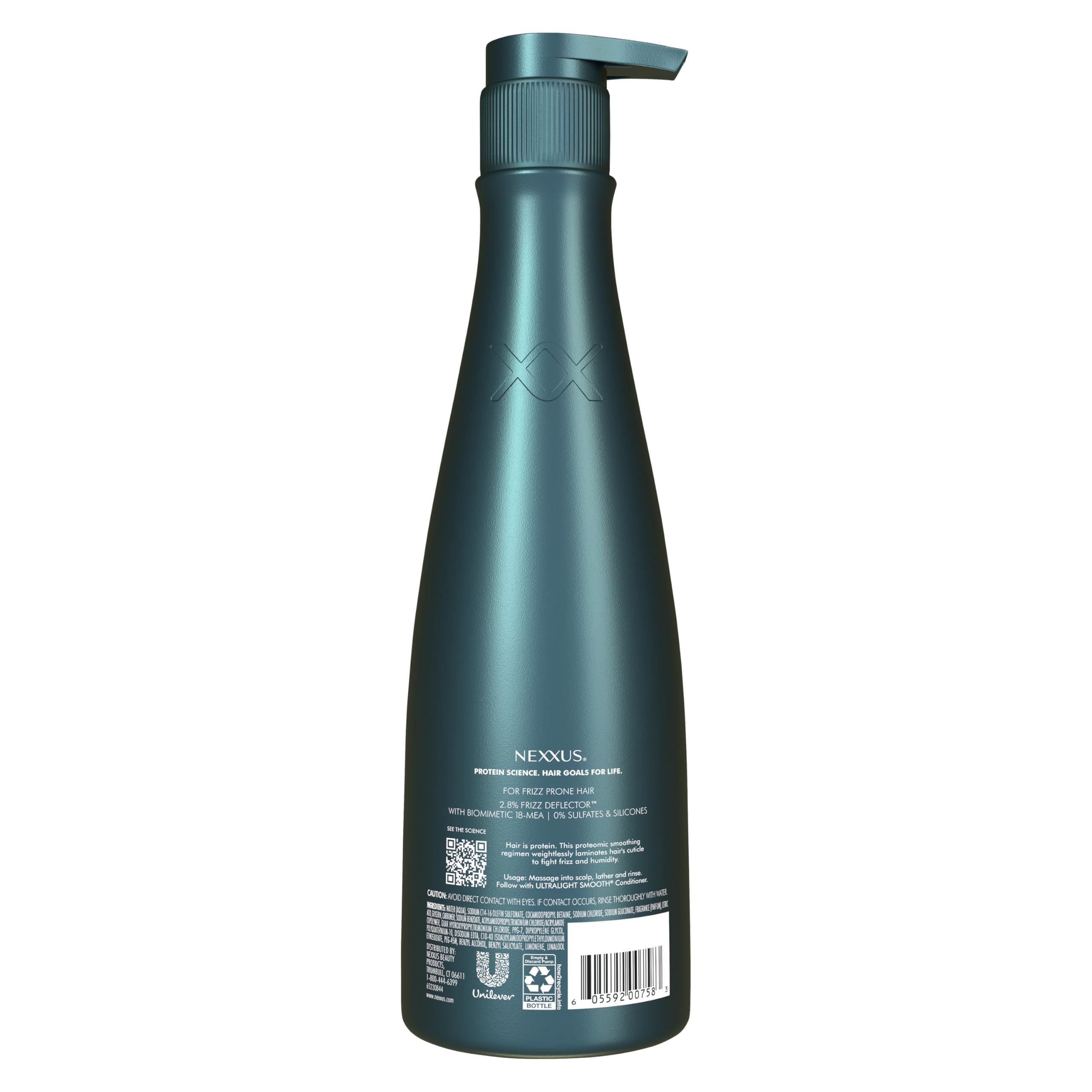 Nexxus Ultralight Smooth Shampoo, mousse lavante, cheveux propres