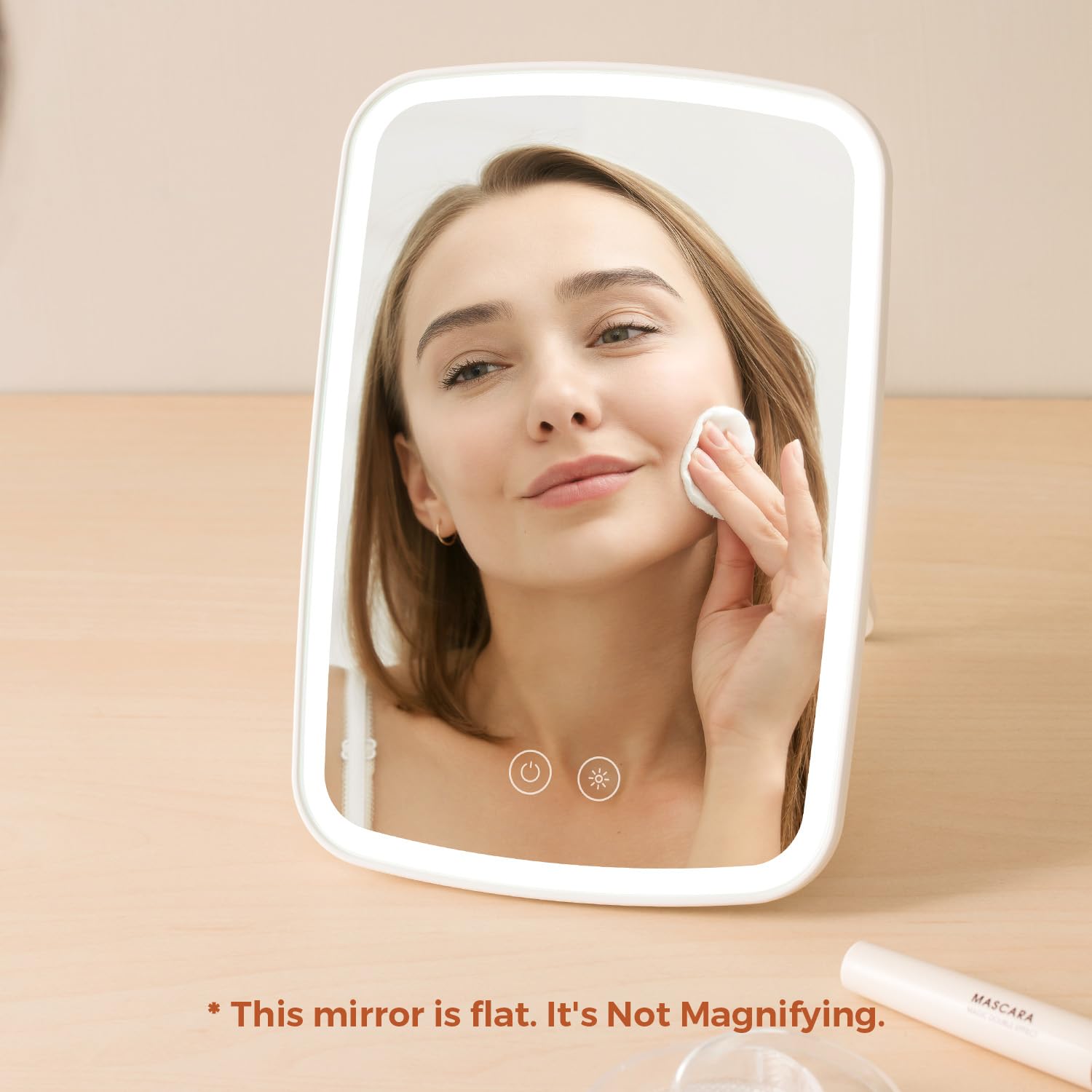 NEZZOE Miroir design ABS et verre HD sans déformation