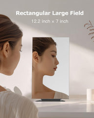 NEZZOE miroir inclinable reglable, angle ajusté pour un maquillage net et une mise en beauté.