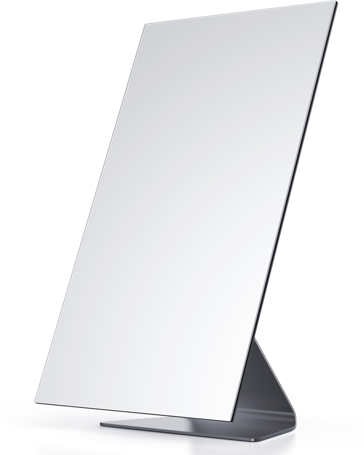 NEZZOE miroir rectangulaire, vue visage complet pour maquillage précis et application facilitée.
