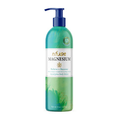nfuse Lotion magnésium pompe — soulage rapidement les muscles grâce à l’application par pompe.