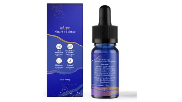 nfuse NightCap Serum – Application facile avant le sommeil pour cheveux sains