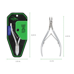 NGHIA Pince-cuticule, ressort double, design ergonomique pour une prise confortable.