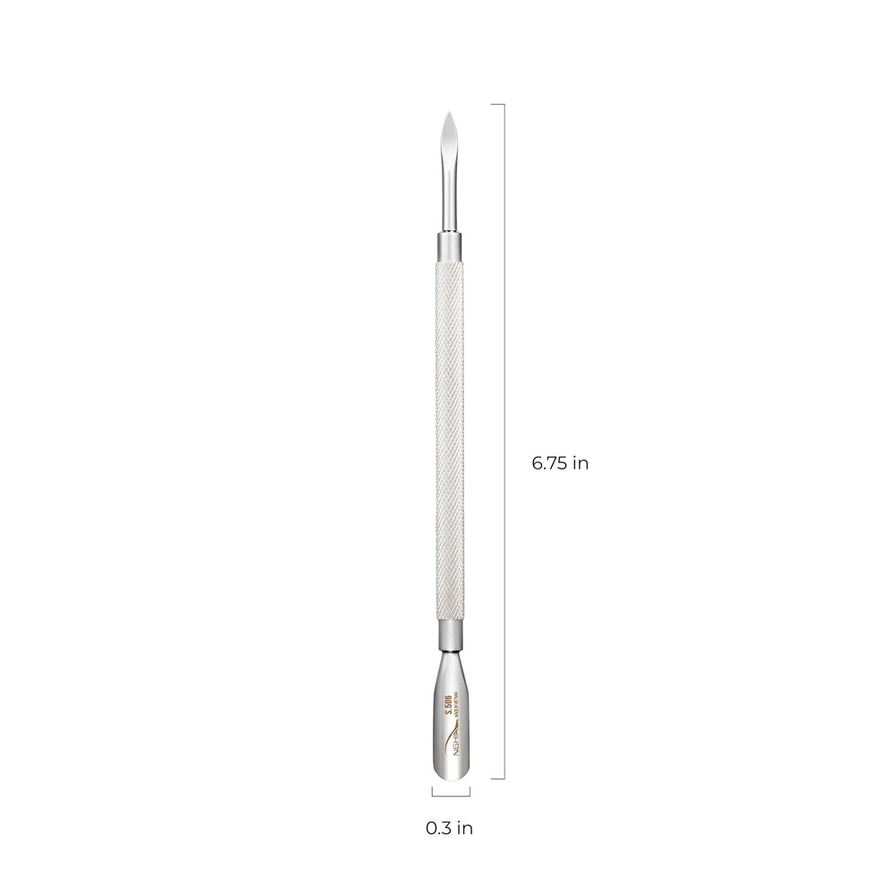 NGHIA Pusher S-506: poussoir et cuillère pour cuticules, utilisation efficace.