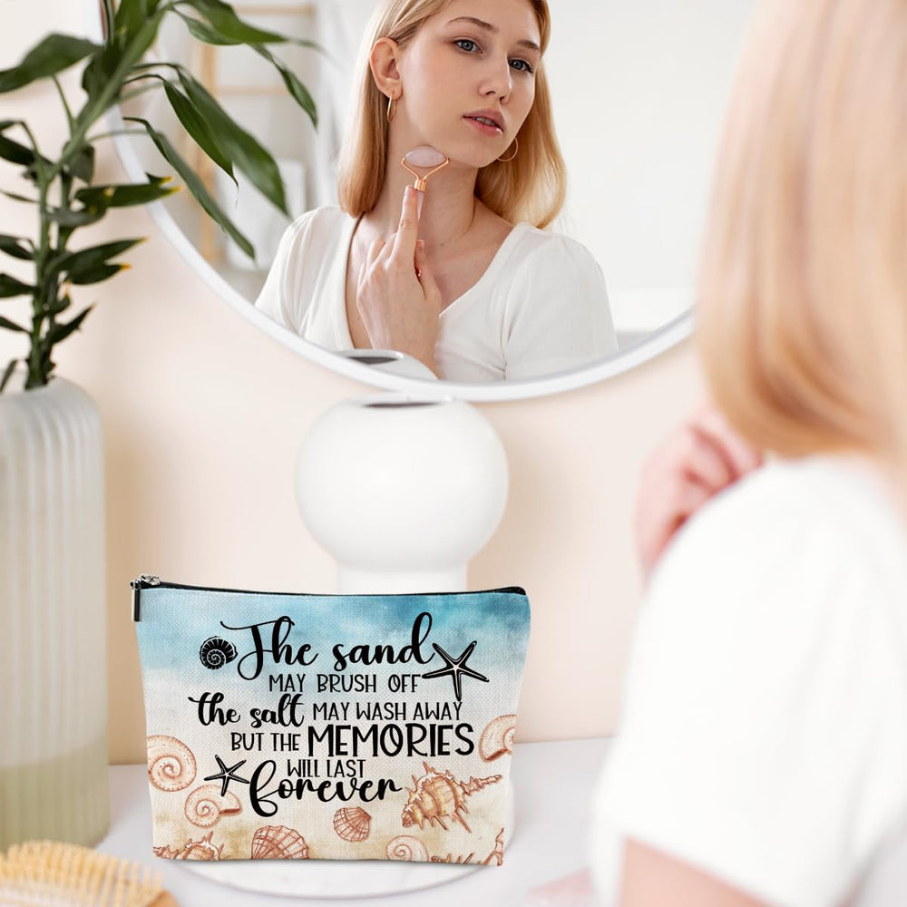 Cadeau idéal NGZS: pochette maquillage élégante et pratique.