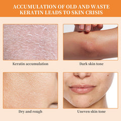 Niaoyun gel exfoliant orange – tube : format pratique à utiliser quotidiennement.