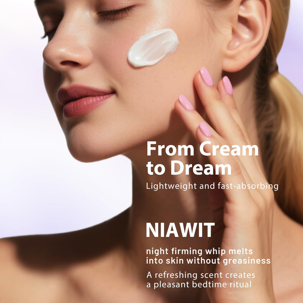 NIAWIT Crème nocturne pour le ventre, améliore l’apparence et procure une douceur durable.