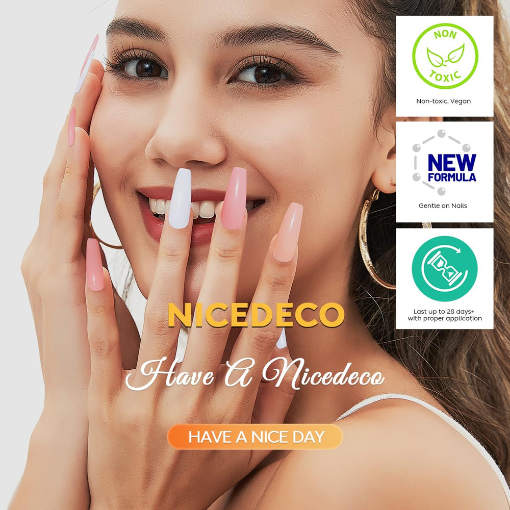 Nicedeco base caoutchouc épaissie: fondation solide pour ongles fins et cassants.