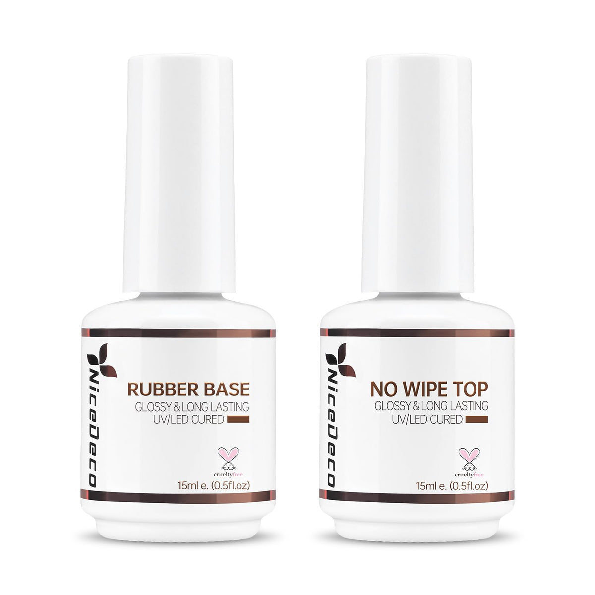 Nicedeco base caoutchouc flacon: base protectrice pour ongles fragiles et irréguliers.
