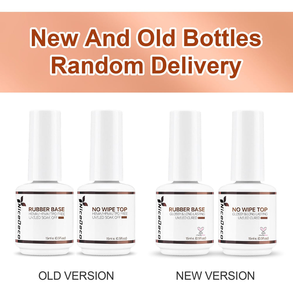 Nicedeco gel brillant: compatible avec ongles naturels et artificiels pour brillance durable.