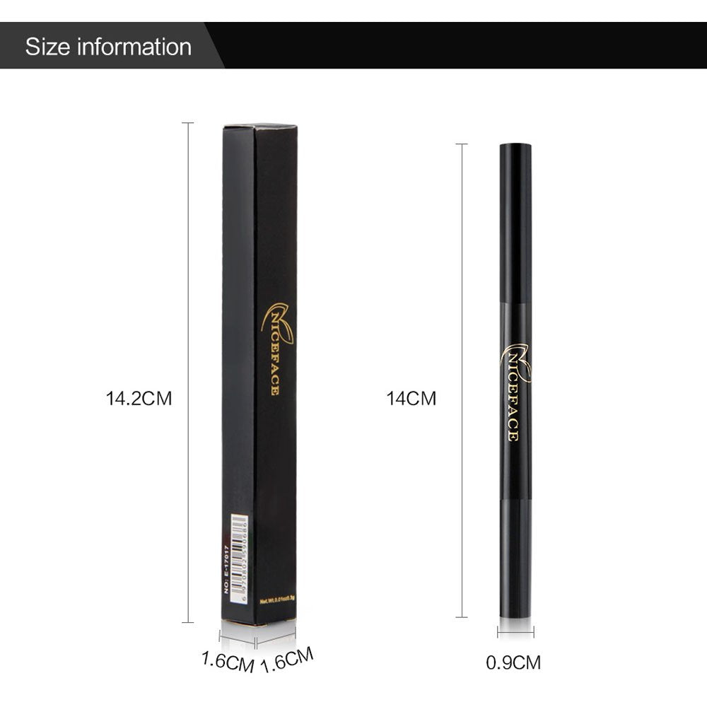 NICEFACE Anifer Crayon sourcils – fini longue tenue résistant à la chaleur.