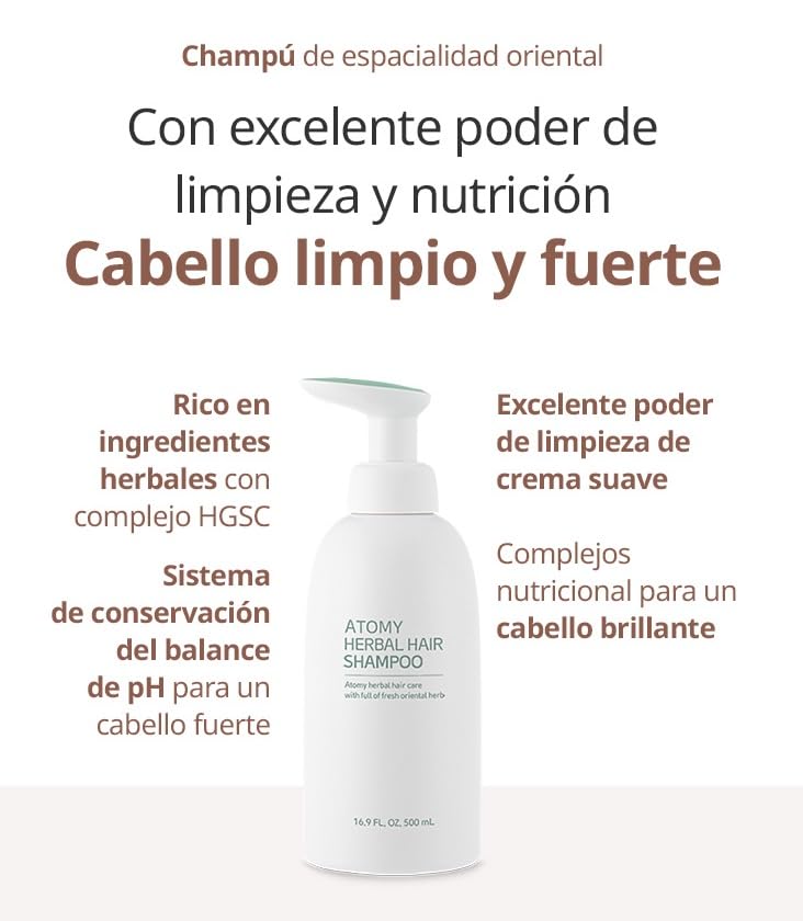 N'iceshop Atomy Conditionneur Herbal - cheveux brillants: fini lisse et sain