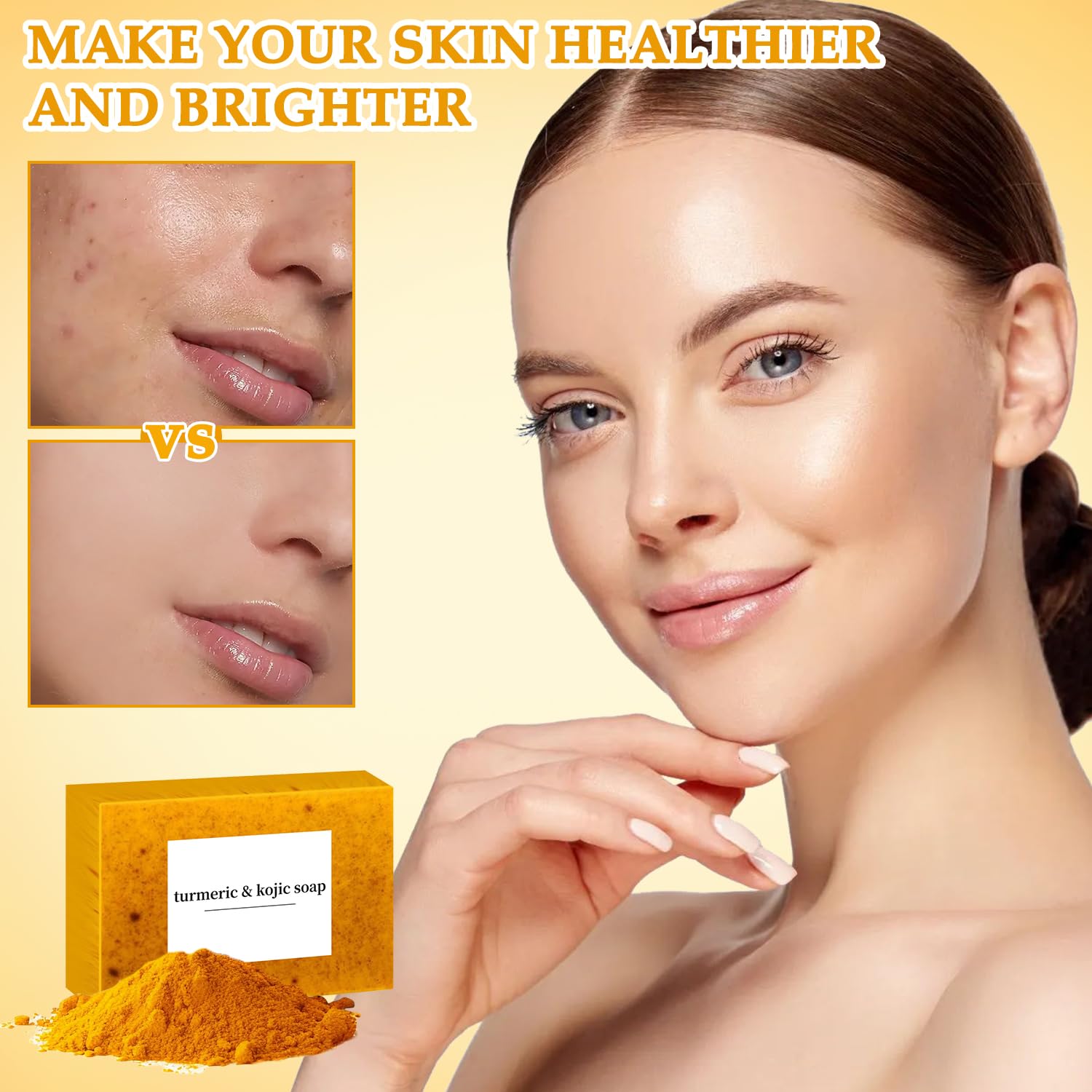 Nicgou savon citron-curcuma emballage réutilisable pratique pour l’écoconception
