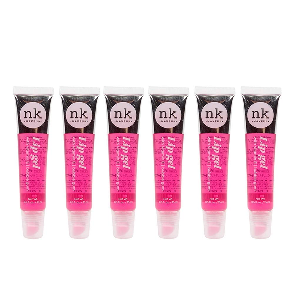NICKA K NEW YORK Gel couleur lèvres Bubble Gum, hydratant grâce à la vitamine E.