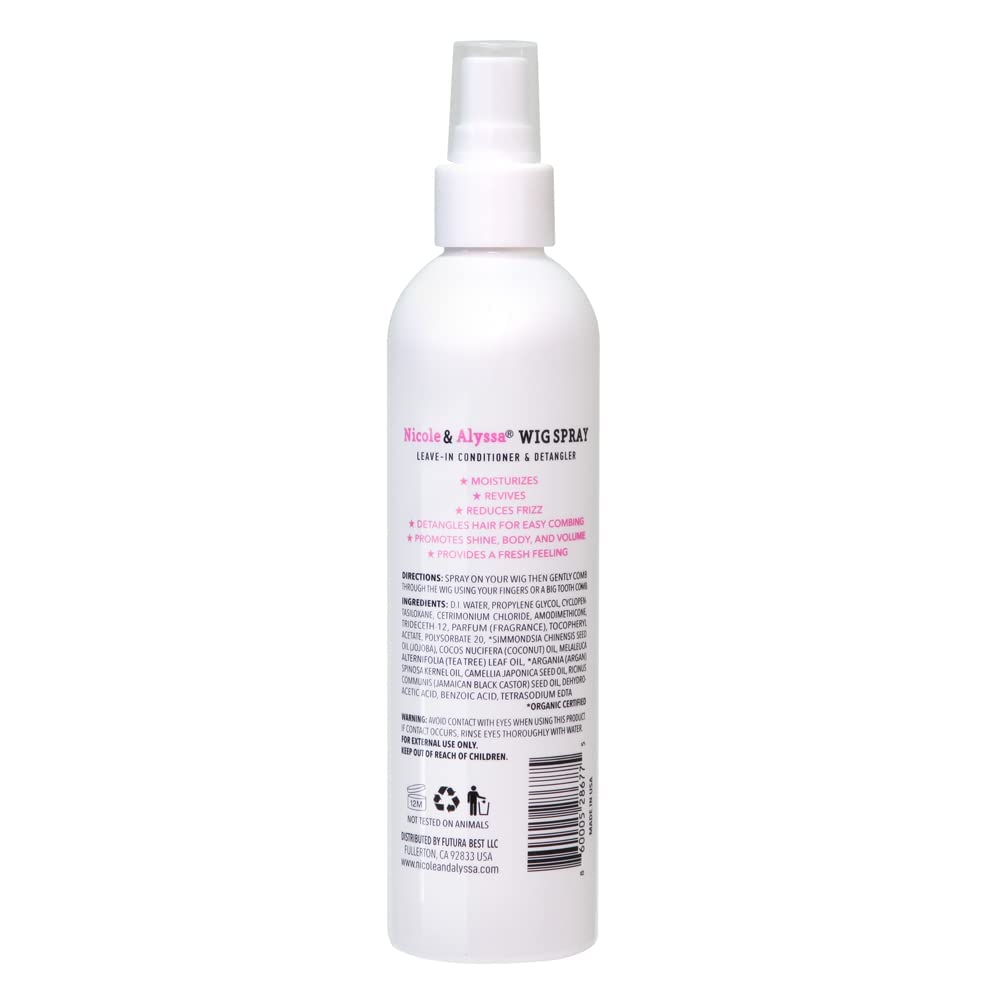 Nicole & Alyssa - fragrance fraîche, revitalise l’odeur des cheveux synthétiques toute la journée.