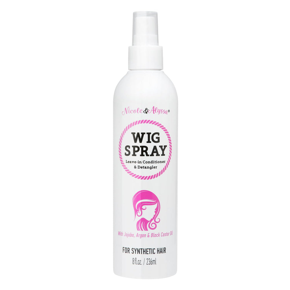 Nicole & Alyssa - spray pour cheveux synthétiques, démêle rapidement sans alourdir.