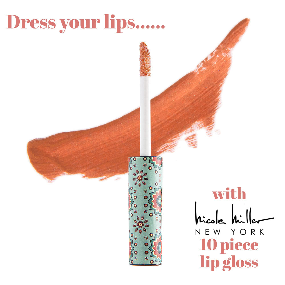 Nicole Miller gloss à lèvres collection échantillons jour nuit pour tester les couleurs