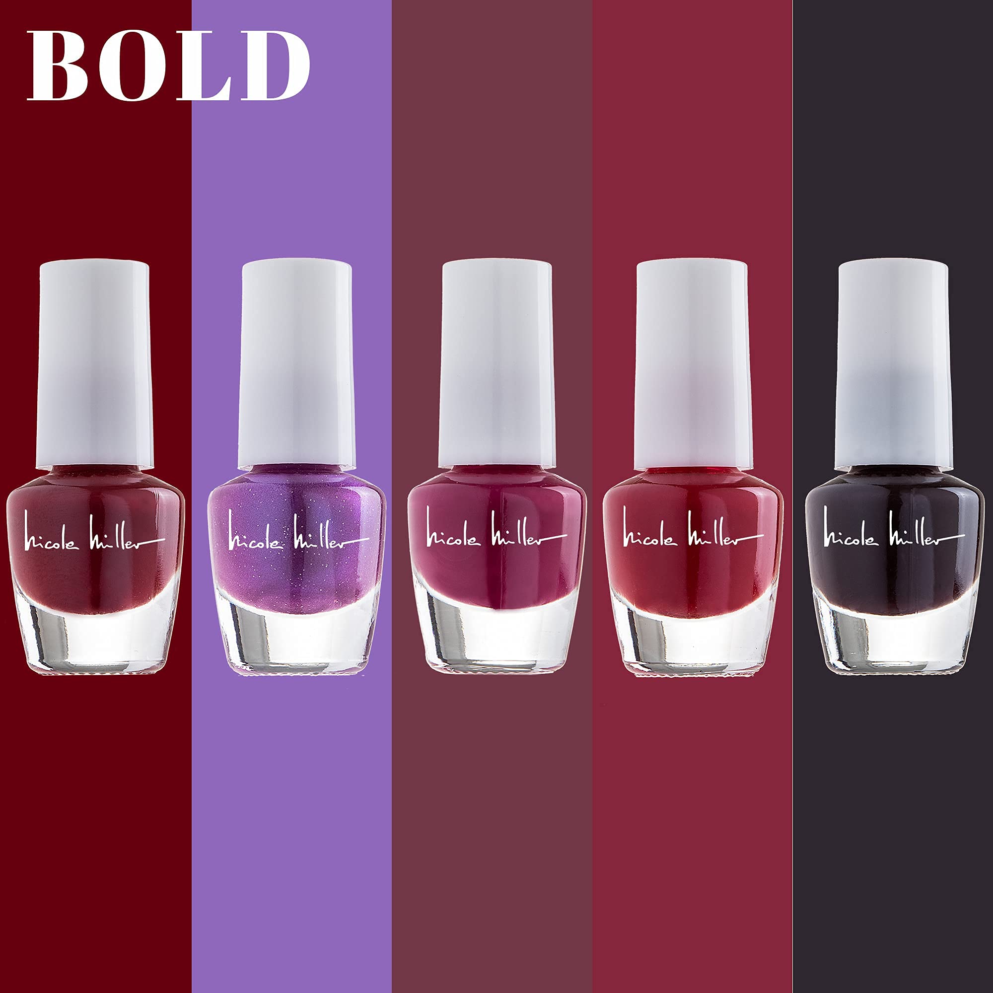 Vernis Nicole Miller New York neutre chic, élégance discrète des ongles.
