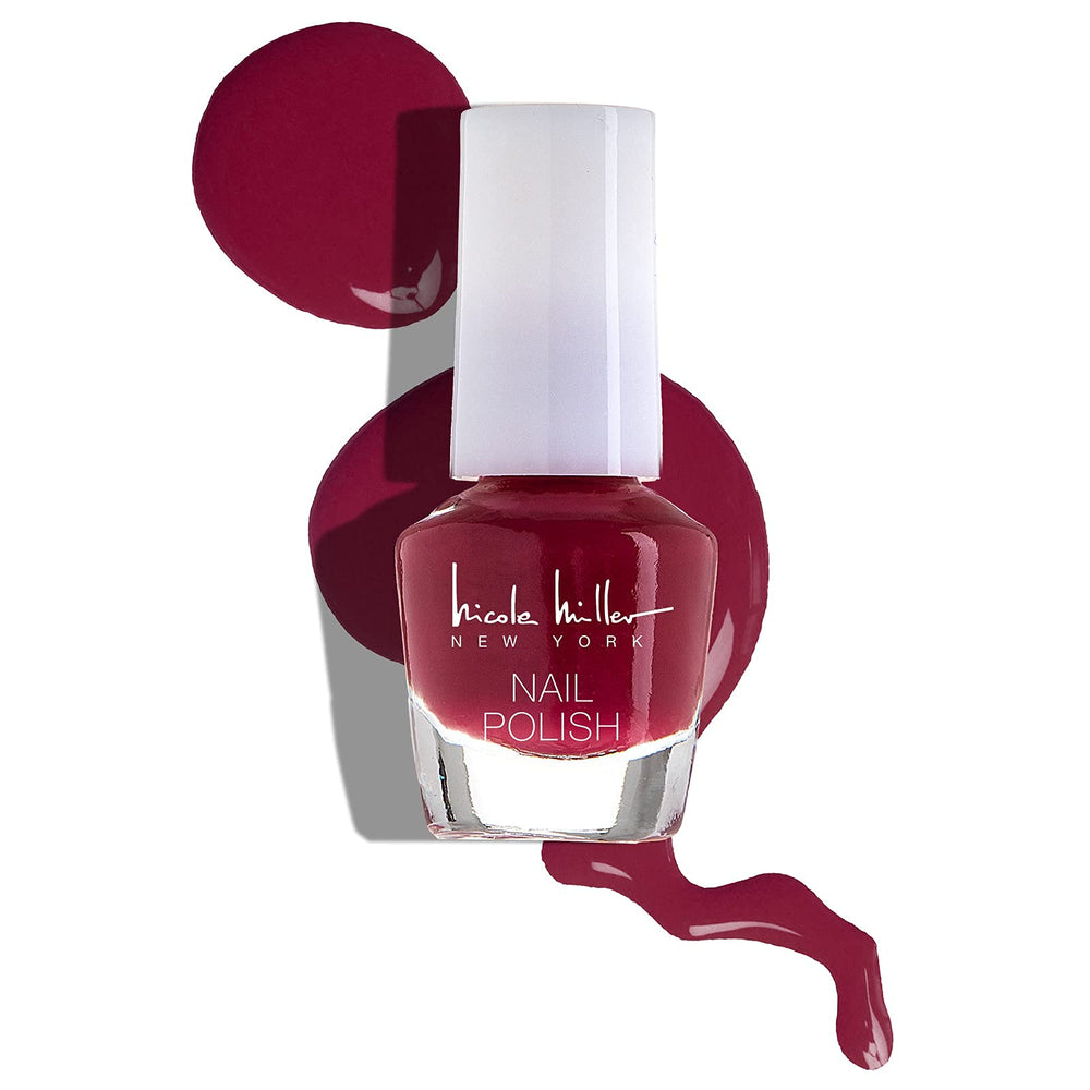 Vernis Nicole Miller New York doré brillant pour des reflets glamour.