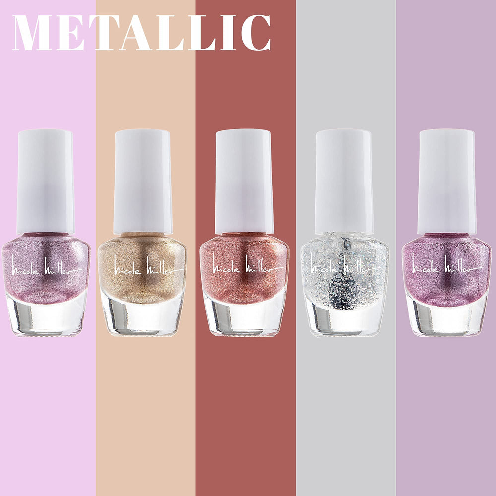 Vernis Nicole Miller New York vert citron brillant pour une touche estivale.