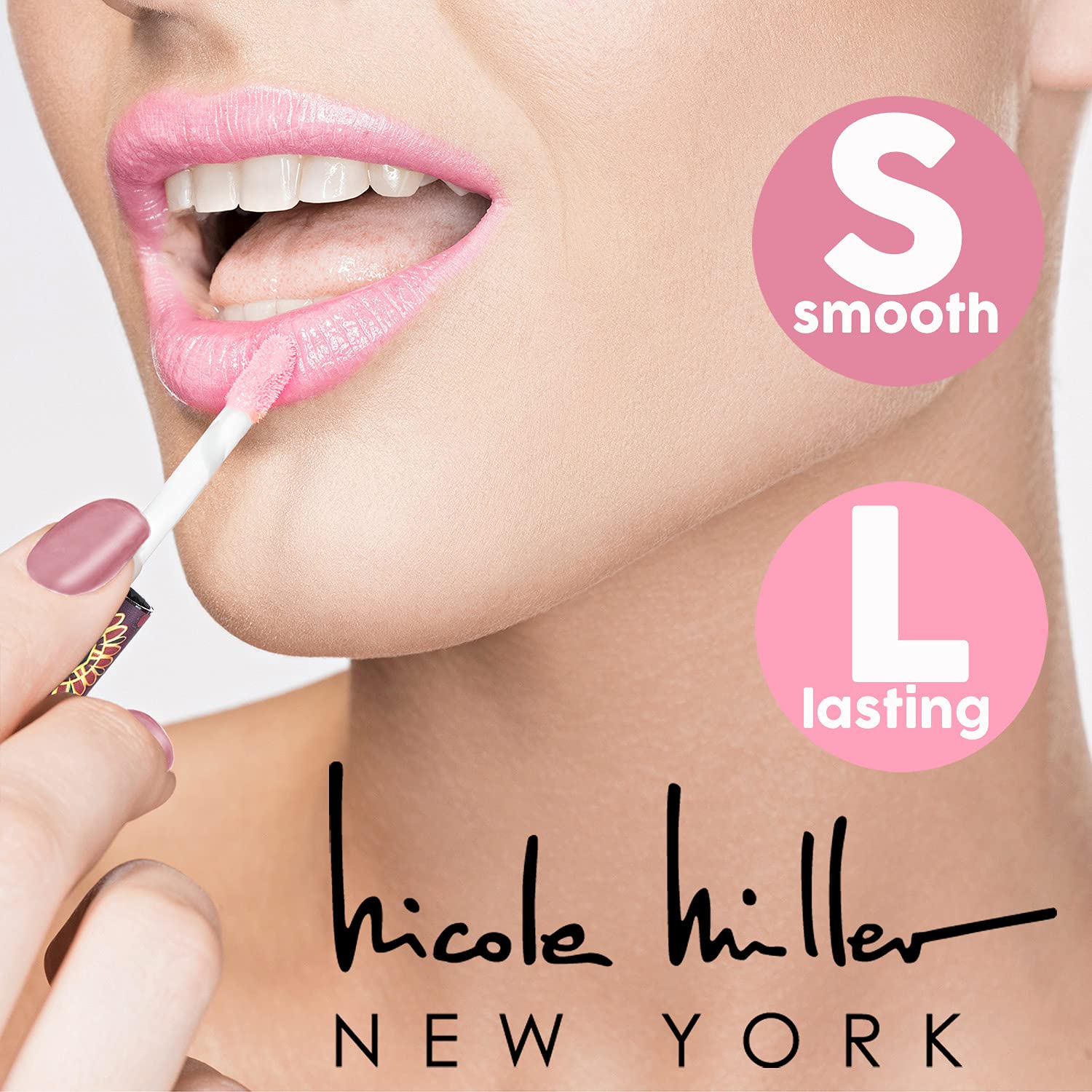 Nicole Miller New York rose satin 05 pour un éclat velouté et raffiné.