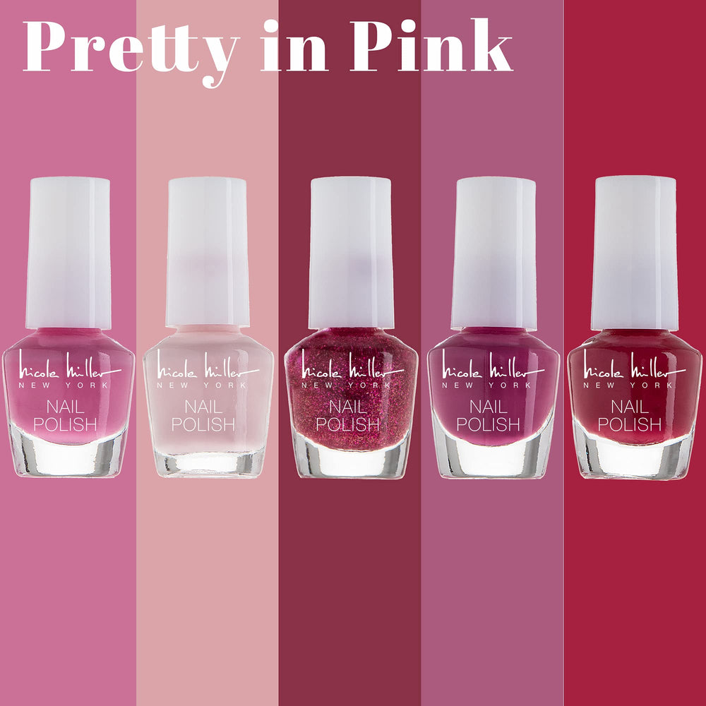 Brillance durable des vernis Nicole Miller New York, format compact pratique
