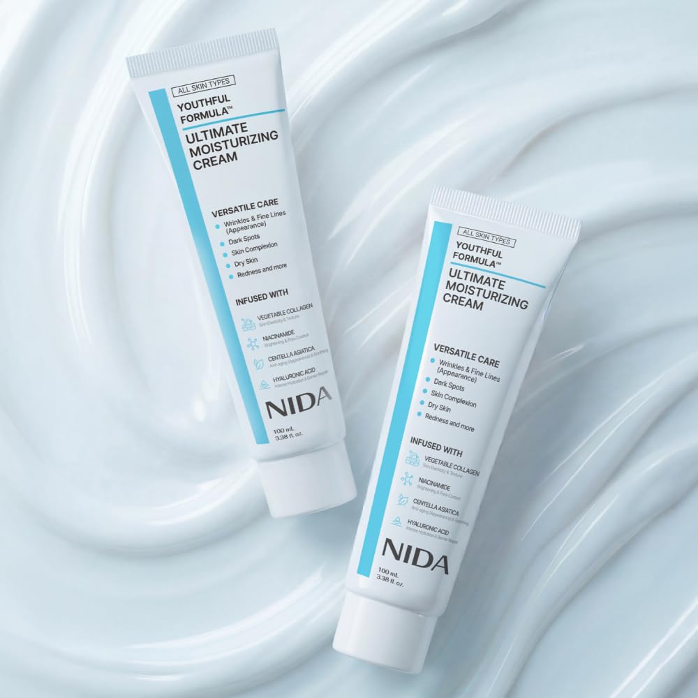 Application douce sur le visage avec NIDA pour sensation agréable