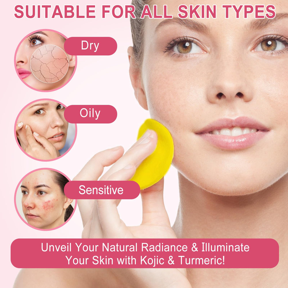 NIFEISHI lingettes visage apaisement curcuma pour un effet calmant.