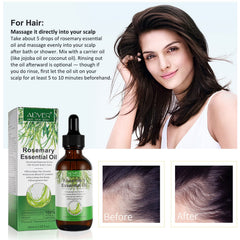 NIFEISHI huile romarin soin quotidien pour peau et visage.