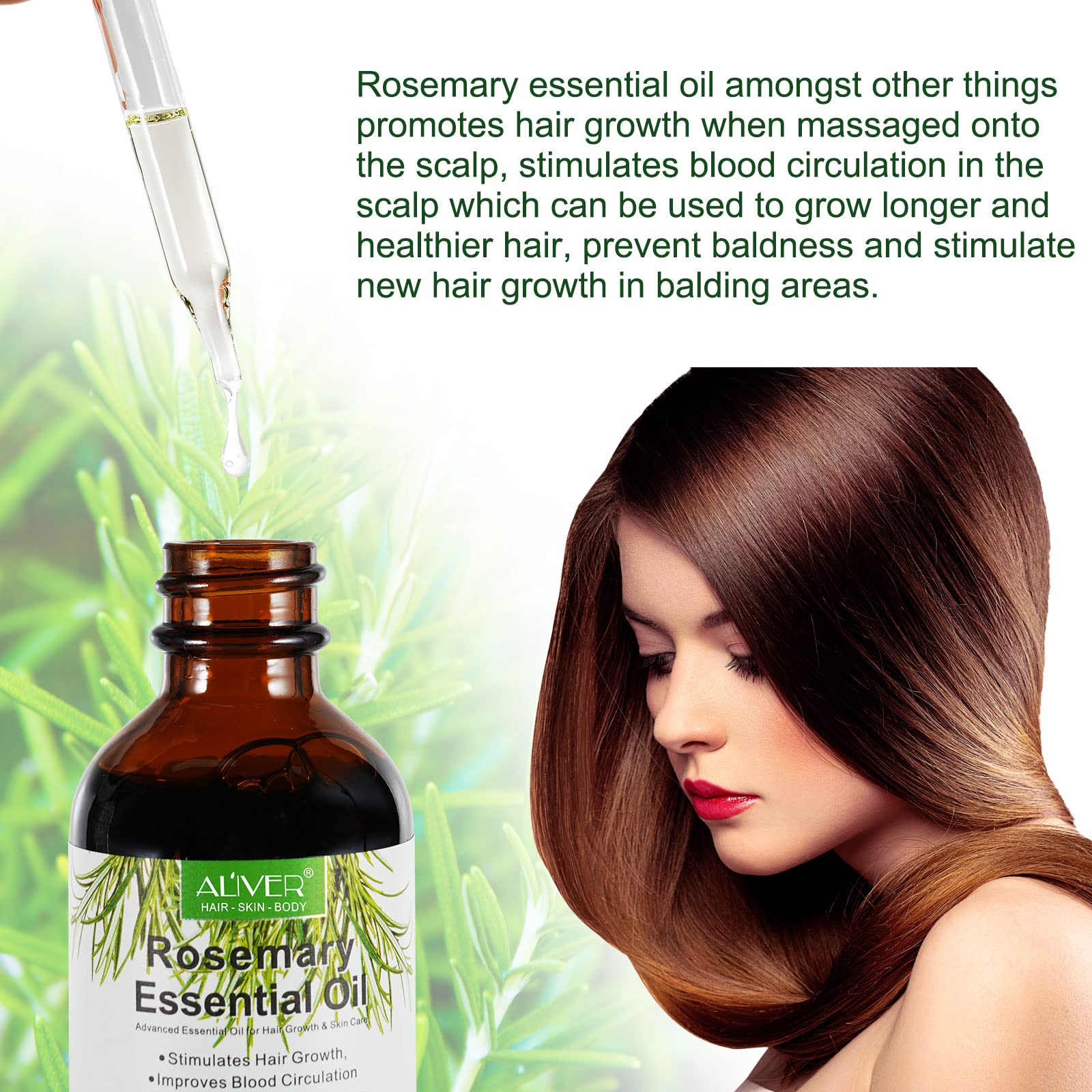 NIFEISHI huile romarin soin visage hydratation légère.