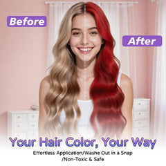 NiifaWh craie cheveux vert: permet des looks créatifs sans effort.