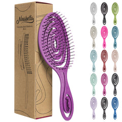 Ninabella brosse démêlante sur cheveux mouillés pour démêlage rapide et confortable
