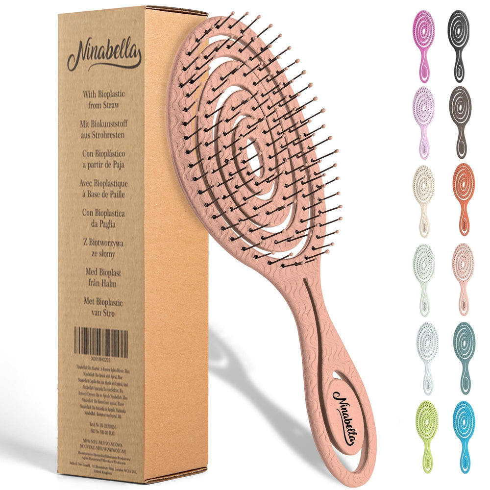 Brosse Ninabella detanglant spirale démêlage en douceur