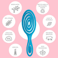Detangle Ninabella, compatible extensions et perruques pour un soin sans casse.