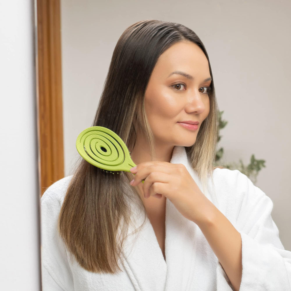 Ninabella brosse pour extensions et perruques protège les fibres capillaires.