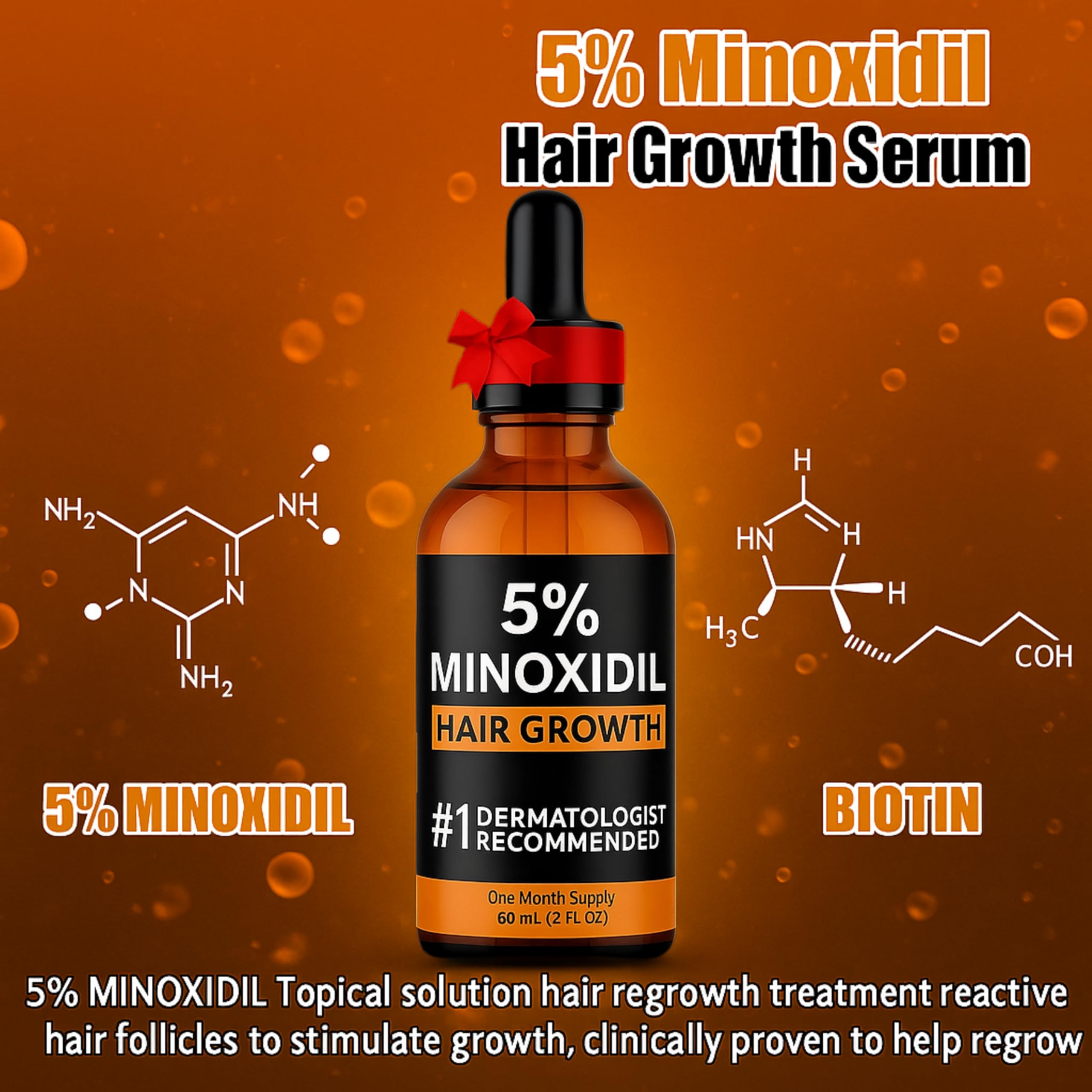 Nincrane Minoxidil 5% traitement repousse pour homme.