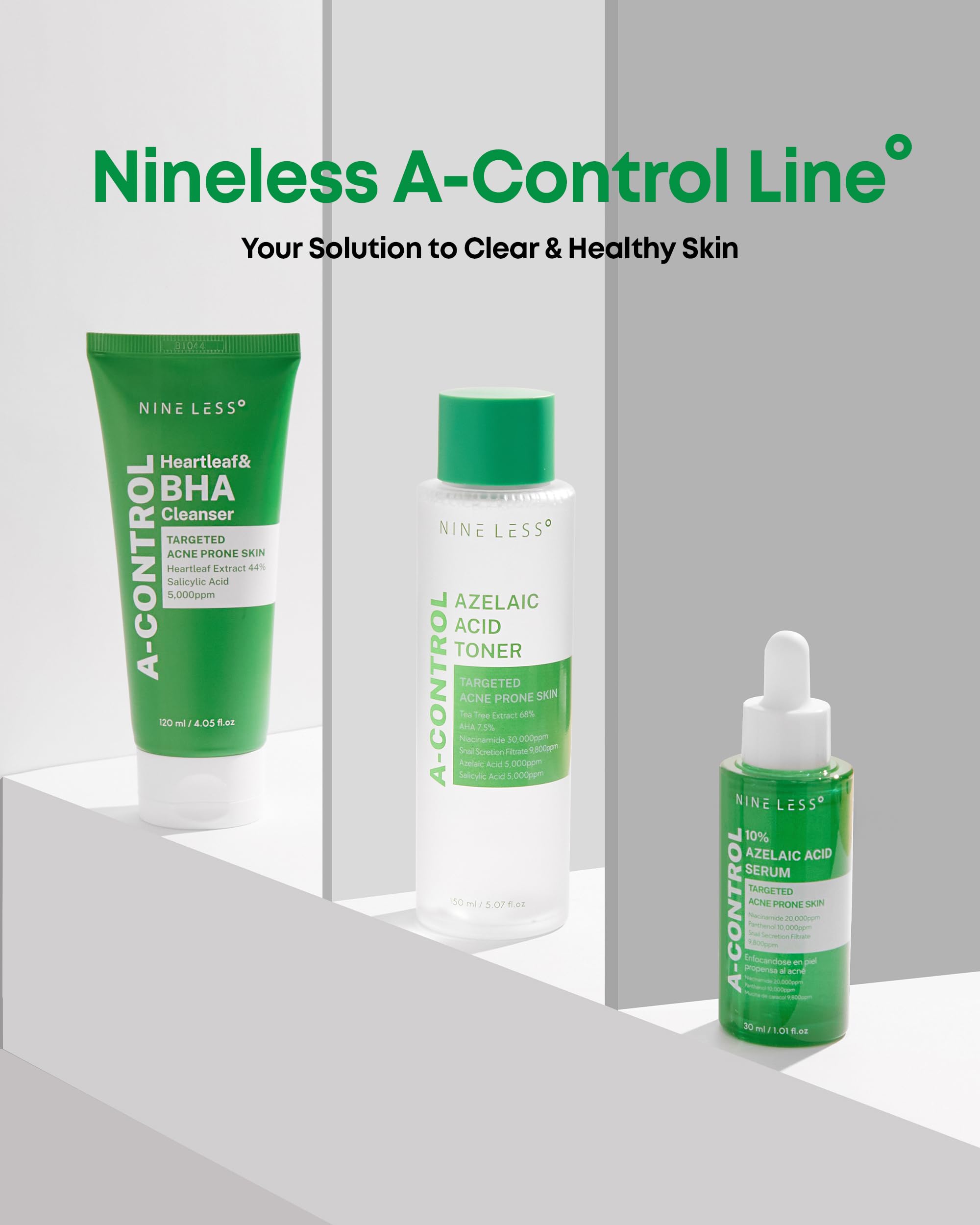 Nineless A-Control Toner apaise les rougeurs légères.