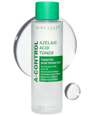 Nineless A-Control Toner en bouteille, soin léger pour peau nette.