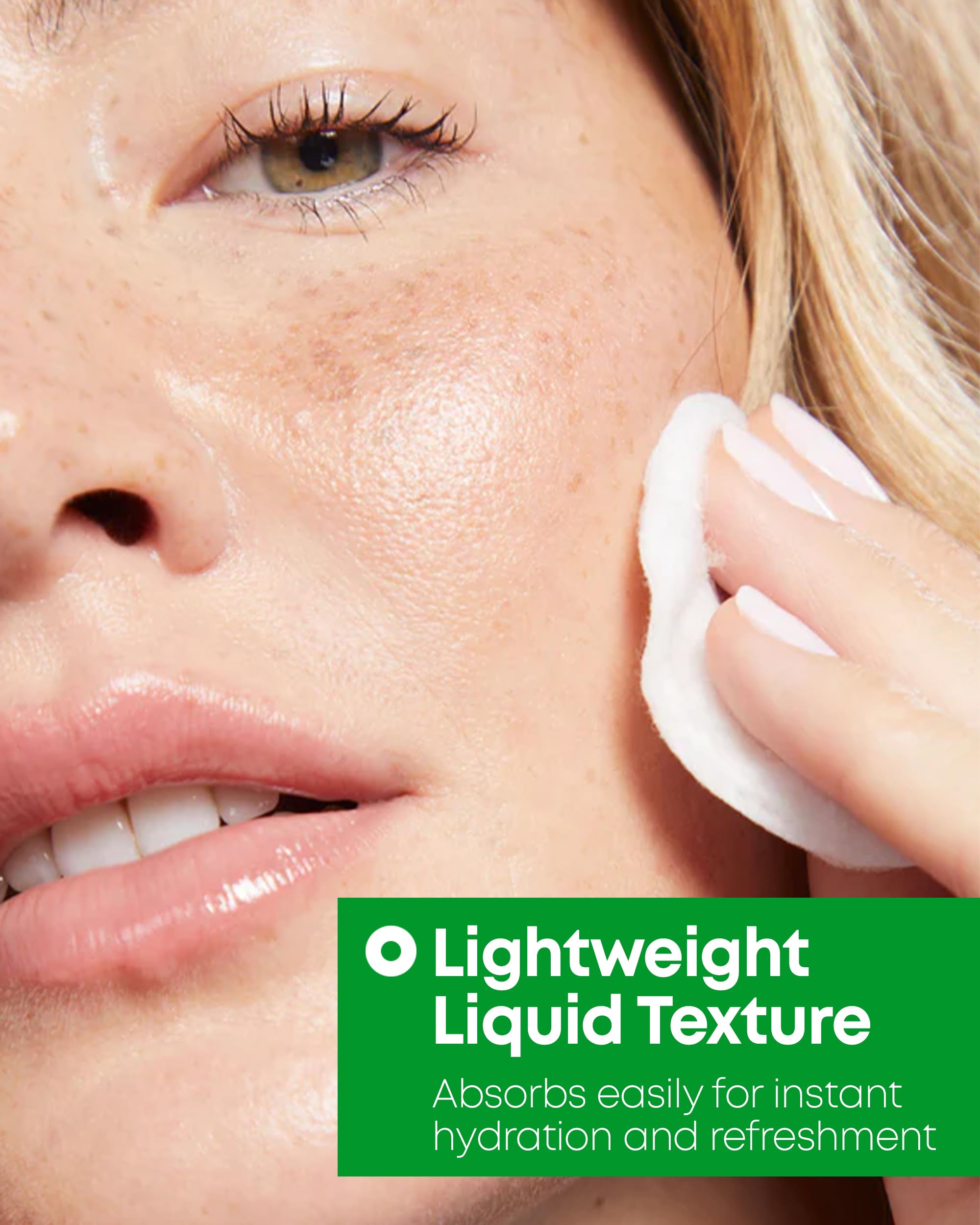 Nineless A-Control Toner après nettoyage prépare la peau.