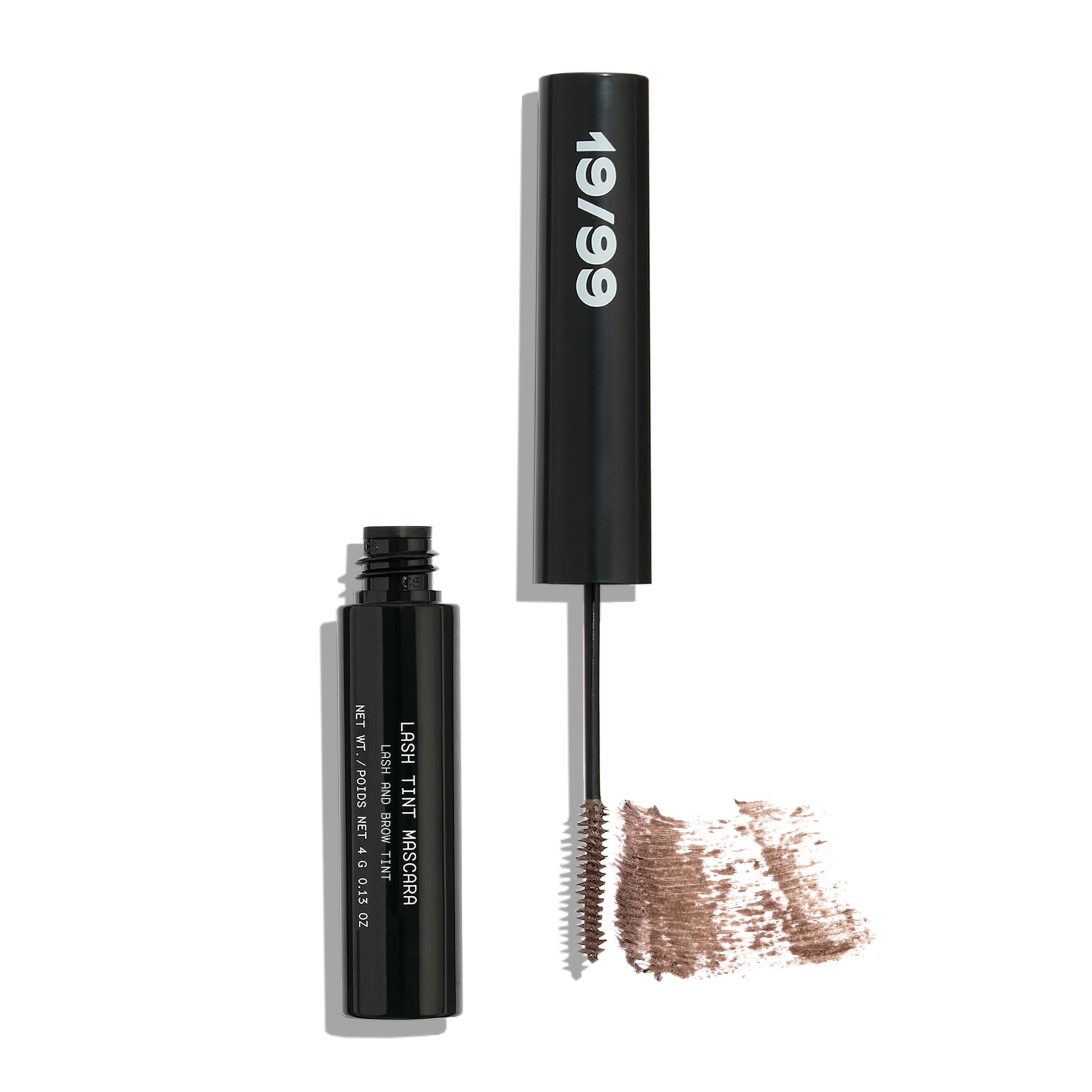 NINETEEN NINETY NINE Mascara teintant des cils, brosse ultra fine pour une définition précise.