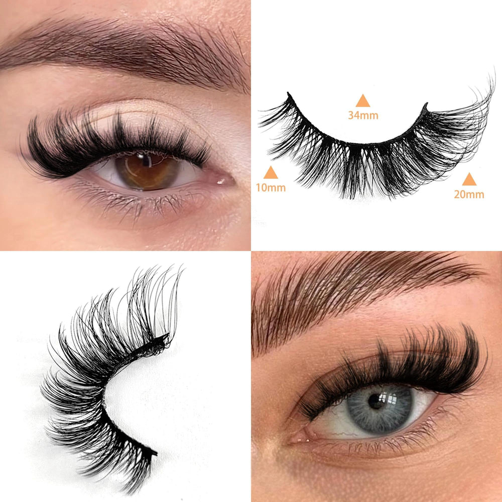 Ninglash cils œil-de-chat effet naturel pour un look quotidien élégant.