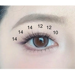 Ninglash NF14 longueurs 10mm-12mm-14mm-16mm pour un dégradé naturel.