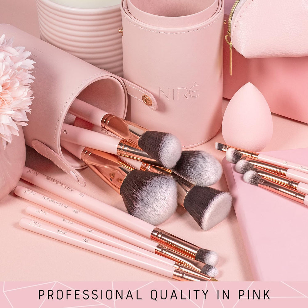 Coffret cadeau Niré Beauté rose présentation haut de gamme