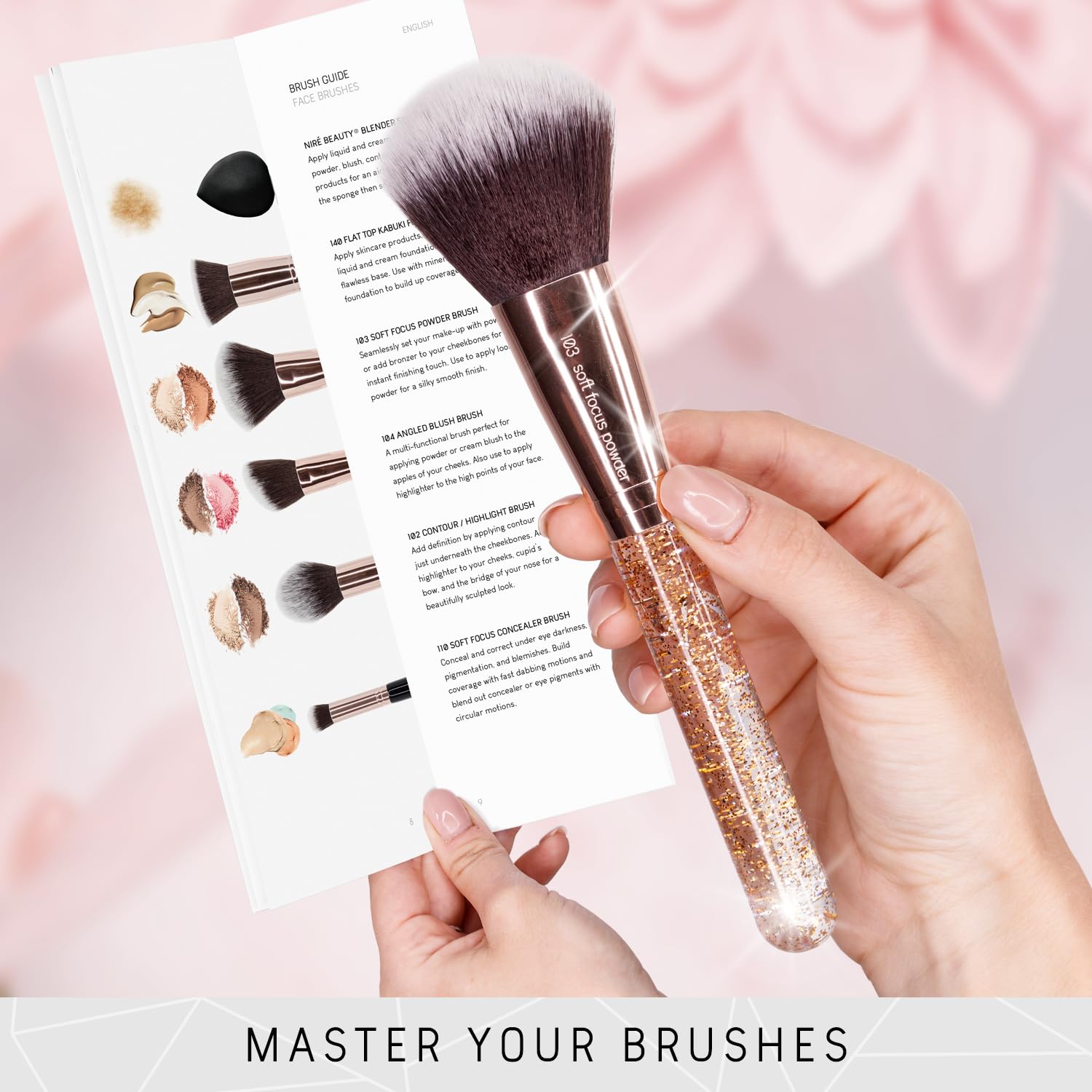 Niré Beauté éponge-maquillage douce pour une application uniforme.