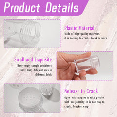 Nirvany pots-poudre compact 10ml pour voyager et gagner de la place.