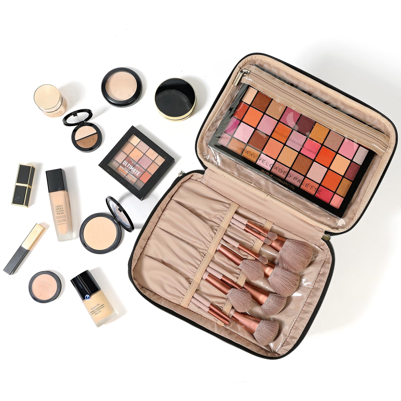 Préparez bouteilles et accessoires de beauté, tout reste bien rangé avec NISHEL.