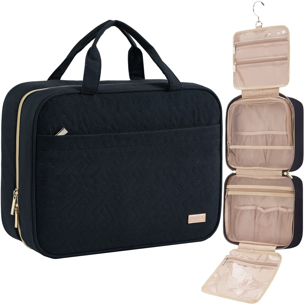 NISHEL sac toilettes voyage grand format idéal pour emporter tous vos essentiels.