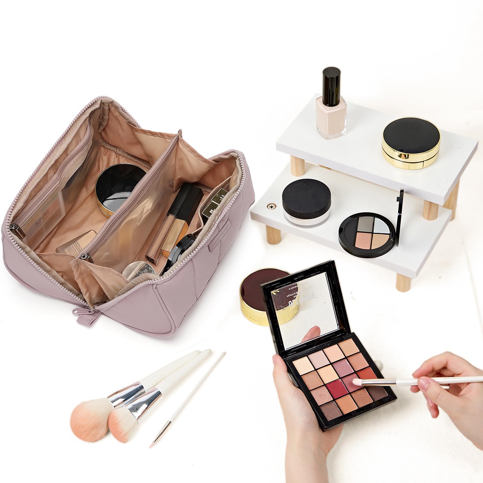 Dimensions 9x5,1x5,1 pouces pour rangement optimal dans valise
