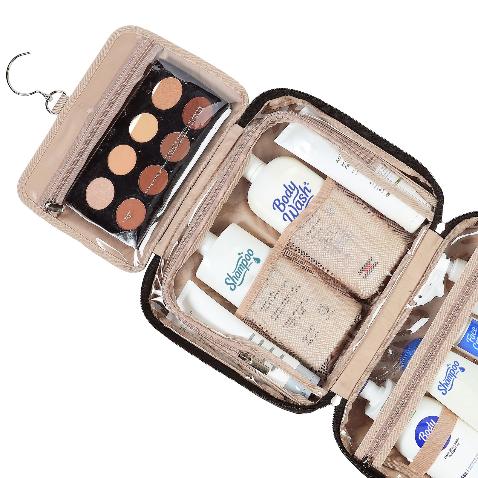 Intérieur NISHEL avec compartiments et élastiques pour tout organiser