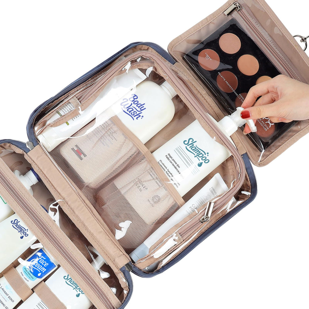 Trousse NISHEL avec compartiments transparents pour mieux visualiser le contenu